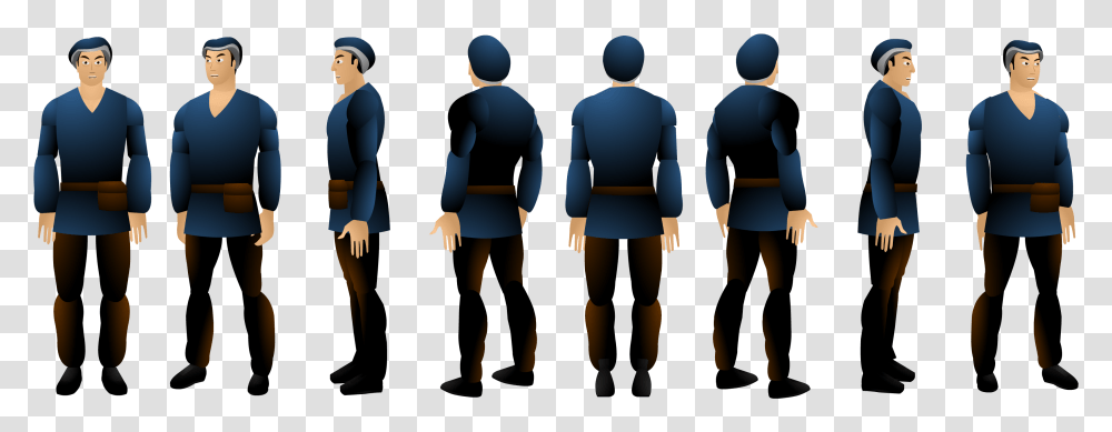 Download Commoner Character Sheet A Cartoon Character 2d Animation, Person, Military Uniform, Clothing, Soldier Transparent Png