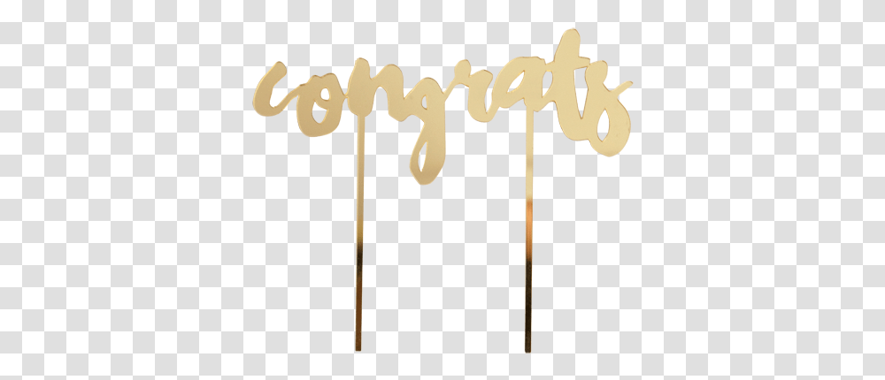 Download Congrats Gold Sign, Text, Cross, Symbol, Arrow Transparent Png