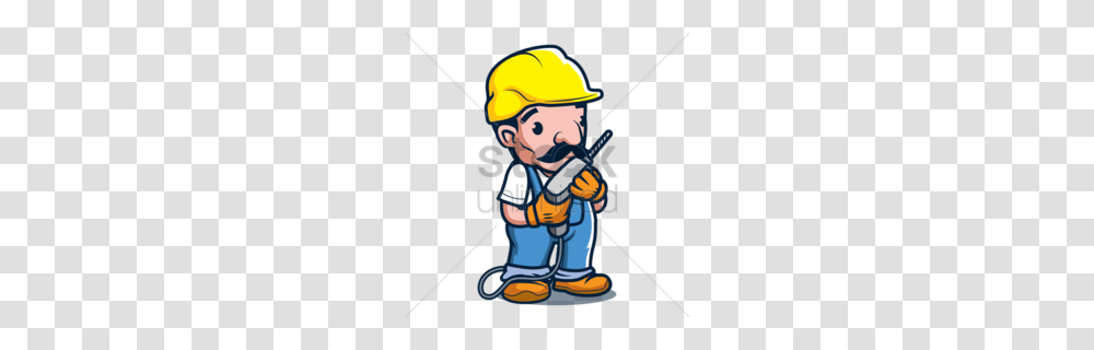 Download Constructor Cartoon Clipart Constructor Clip Art, Person, Human, Fireman, Helmet Transparent Png