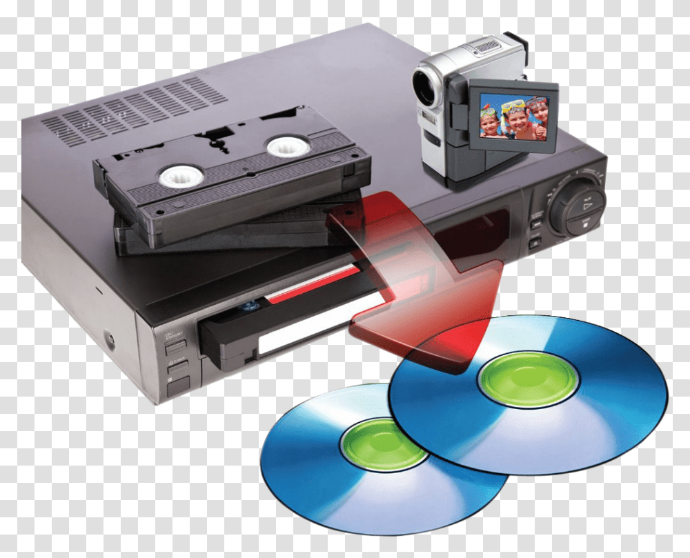 Download Convert Vhs And Minidv Video Tapes Into Dvd Conver To Dvd, Disk, Electronics Transparent Png