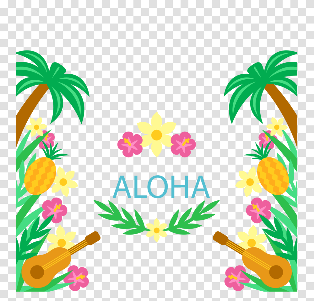 Download Convite Para Festa Tropical Clipart Cuisine Of Hawaii, Floral Design, Pattern, Plant Transparent Png