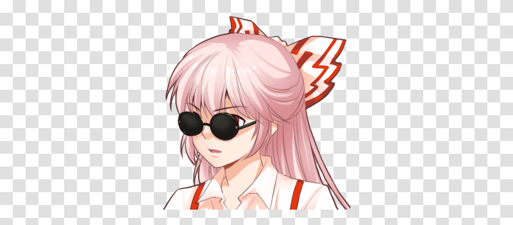 Download Cool Mokou Discord Emoji Background Discord Anime Emojis, Sunglasses, Accessories, Accessory, Manga Transparent Png