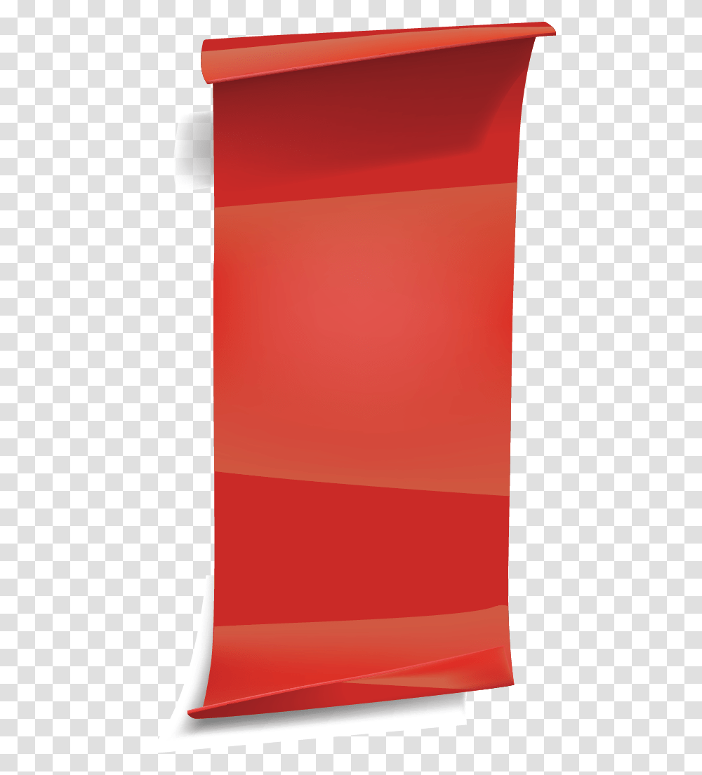 Download Corner Ribbon Paper Download Paper, Mailbox, Letterbox, Text, Electronics Transparent Png