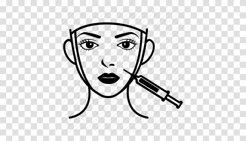 Download Cosmetic Surgery Icon Clipart Plastic Surgery, Drawing, Face, Photography Transparent Png