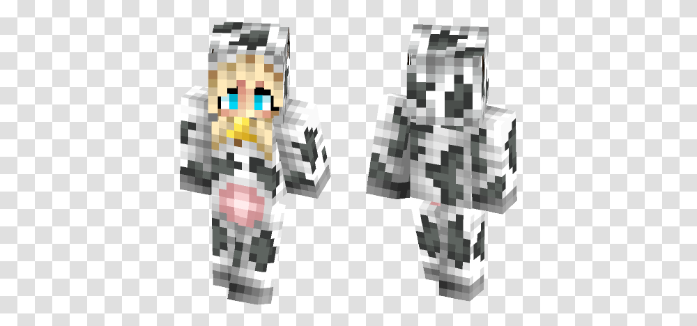 Download Cow Anime Girl Minecraft Skin For Free Minecraft Anime Girl Anime Skin, Clothing, Text, Art, Rock Transparent Png