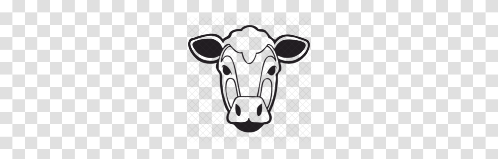 Download Cow Face Clipart Cattle Coloring Book Clip Art, Texture, Polka Dot, Label, Lace Transparent Png