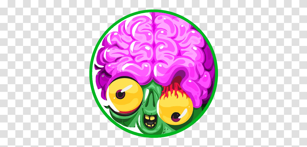Download Crazy Brain Circled Crazy Brain Image With No Skin Agario Brain, Bowling, Ball, Sport, Sports Transparent Png