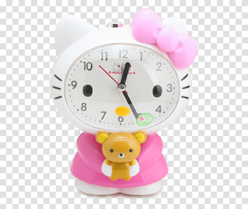 Download Creative Cute Cartoon Silent Night Light Talking Quartz Clock, Alarm Clock, Analog Clock, Wristwatch, Clock Tower Transparent Png