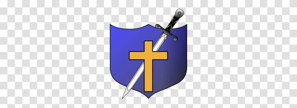 Download Cross And Sword Clipart Christian Clip Art Sword Clip Art, Weapon, Weaponry, Hip Transparent Png