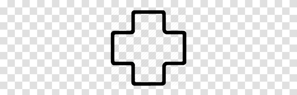 Download Cross Outline Clipart Cross Symbol Clip Art, Star Symbol, Minecraft, Logo Transparent Png