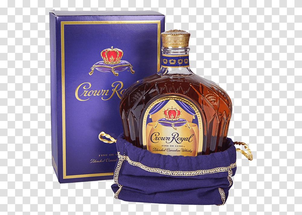 Download Crown Royal Image With No Crown Royal Canadian Whisky, Liquor, Alcohol, Beverage, Drink Transparent Png