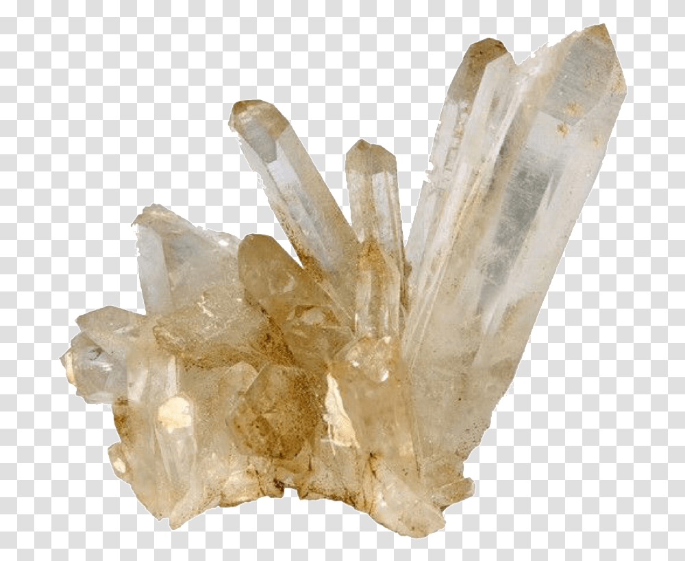 Download Crown The Gold Tiara Quartz Crystal White Background, Mineral, Fungus Transparent Png