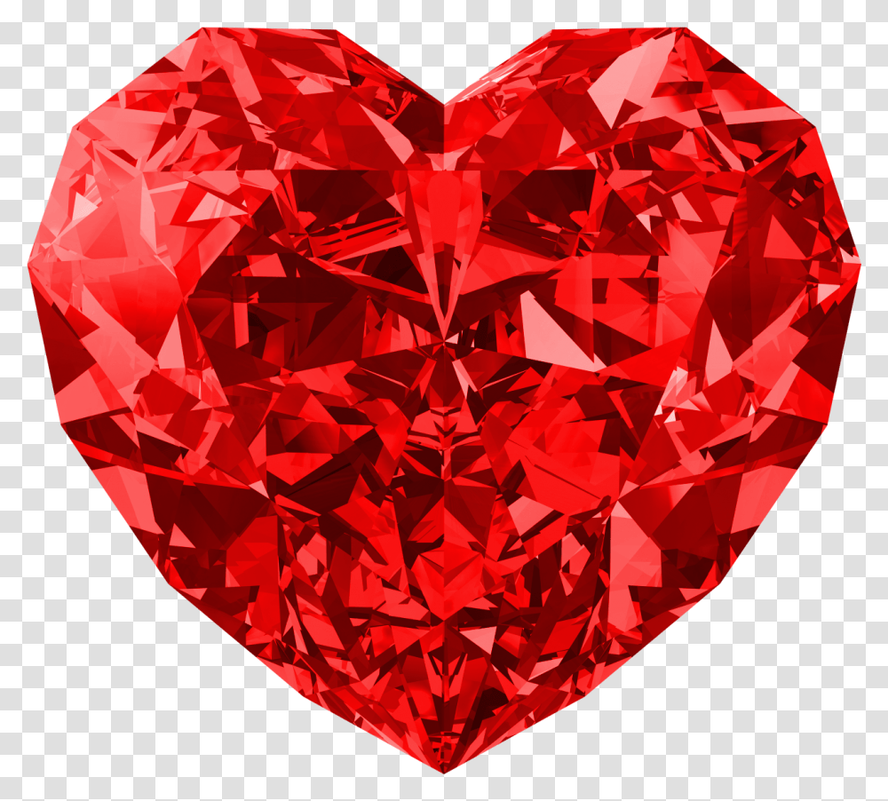 Download Crystal Heart Image For Free Red Diamond Heart, Gemstone, Jewelry, Accessories, Accessory Transparent Png