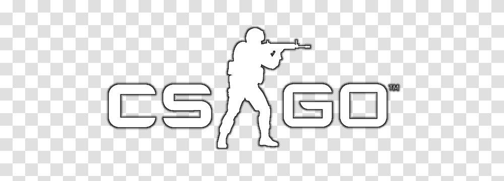 Download Csgo Discord Emoji Cs Go Logo Image With Background Csgo Logo, Person, Human, Shooting Range, Stencil Transparent Png
