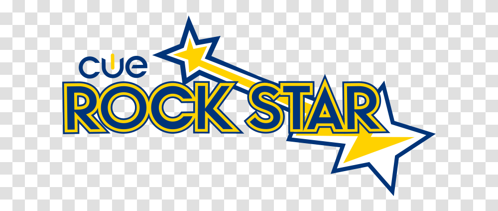 Download Cue Rock Star Logo Cue Rockstar, Symbol, Star Symbol, Text, Alphabet Transparent Png