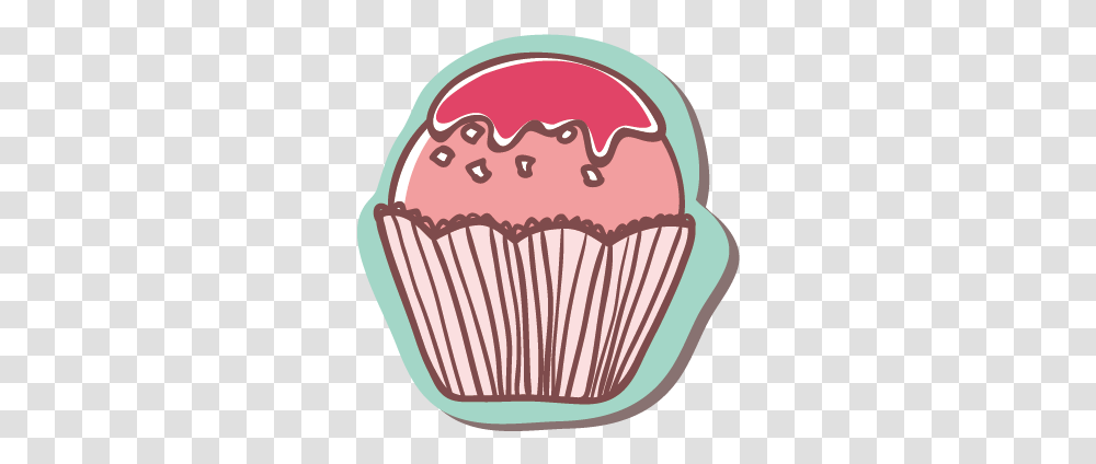 Download Cupcake Birthday Cake Torte Cupcacke Sticker Background, Cream, Dessert, Food, Creme Transparent Png