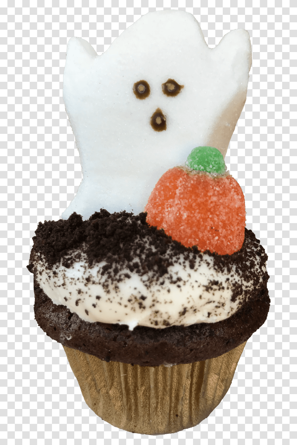 Download Cupcake Halloween Cupcakes Baking Cup, Sweets, Food, Confectionery, Outdoors Transparent Png