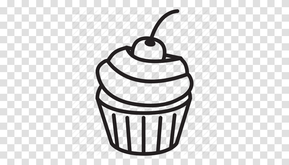 Download Cupcake Icon Clipart Cupcake Frosting Icing Clip, Basket, Sphere Transparent Png