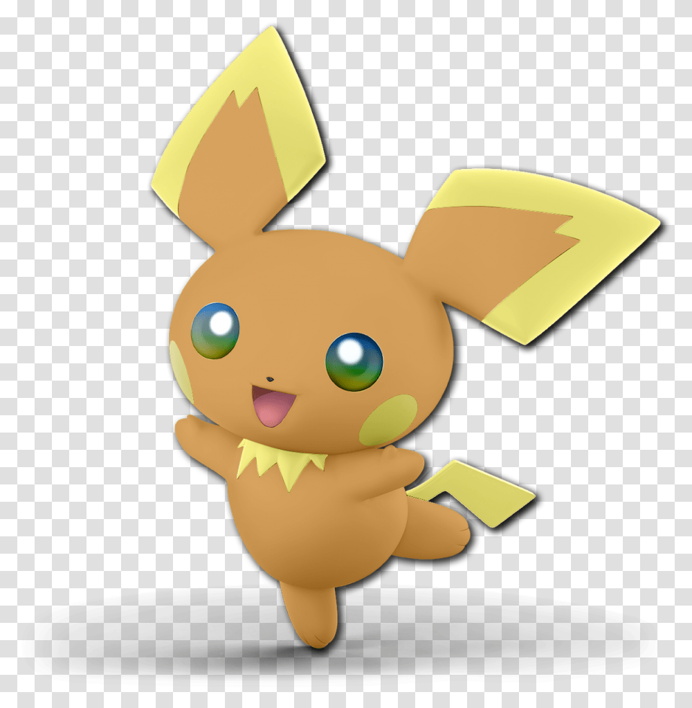 Download Custom Smash Ultimate Renders Pichu Pichu, Toy, Nature, Outdoors, Figurine Transparent Png