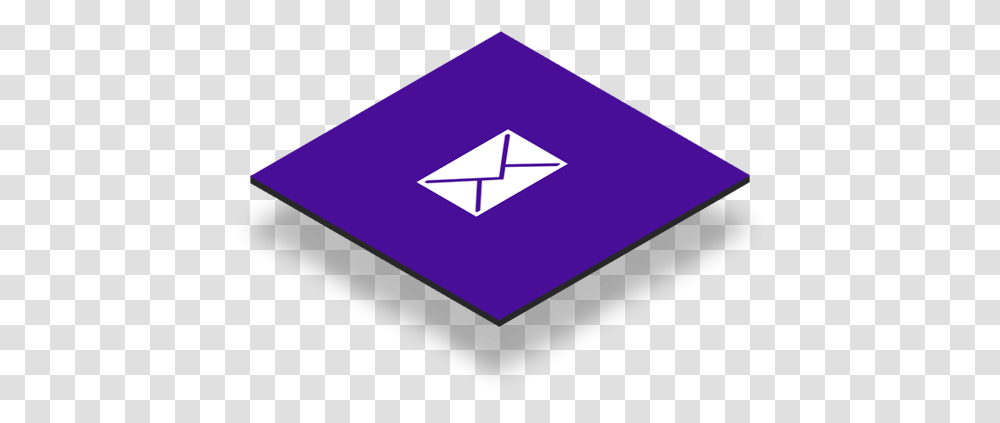 Download Custom Yahoo Mail Icon With Triangle, Business Card, Paper, Text, Label Transparent Png