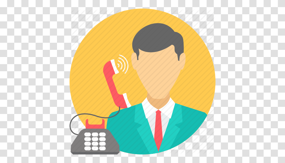 Download Customer Calling Icon Clipart Telephone Call Customer, Label, Tie, Crowd Transparent Png