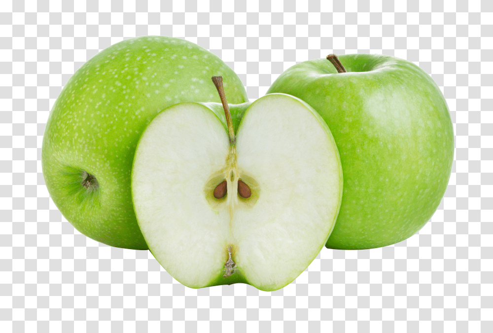 Download Cut Apple Food Smith Fruit Granny Fresh Hq Green Apple Background Transparent Png