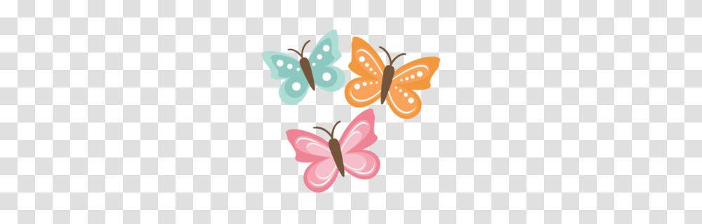 Download Cute Butterfly Clipart Butterfly Clip Art Butterfly, Plant, Flower, Sweets, Floral Design Transparent Png