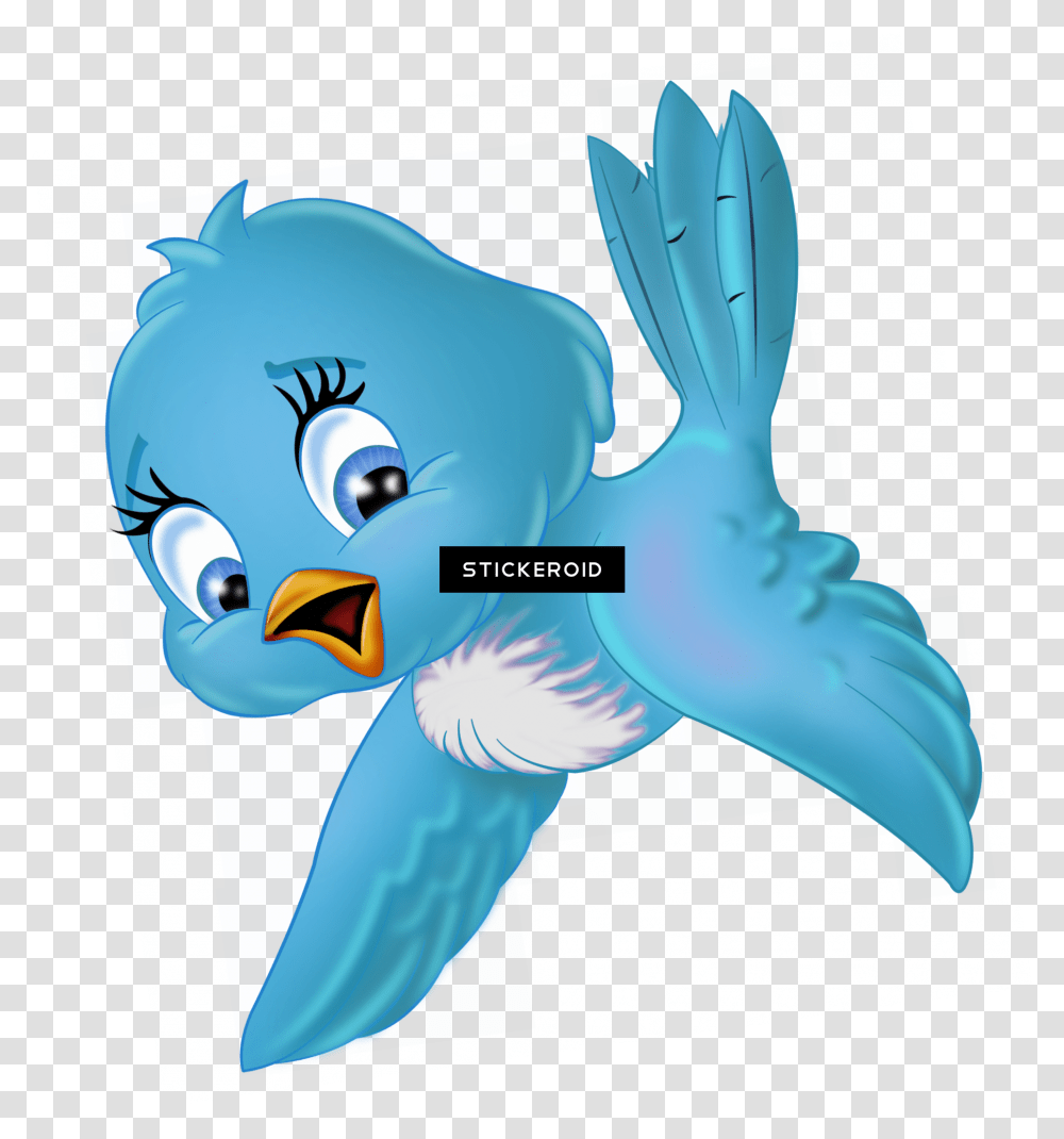 Download Cute Cartoon Bird Clipart Image With No Snow White Bird Transparent Png