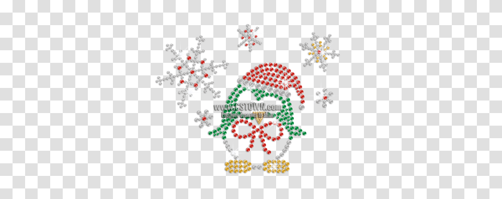 Download Cute Christmas Penguin Hot Fix Emblem, Bead, Accessories, Lighting, Pattern Transparent Png