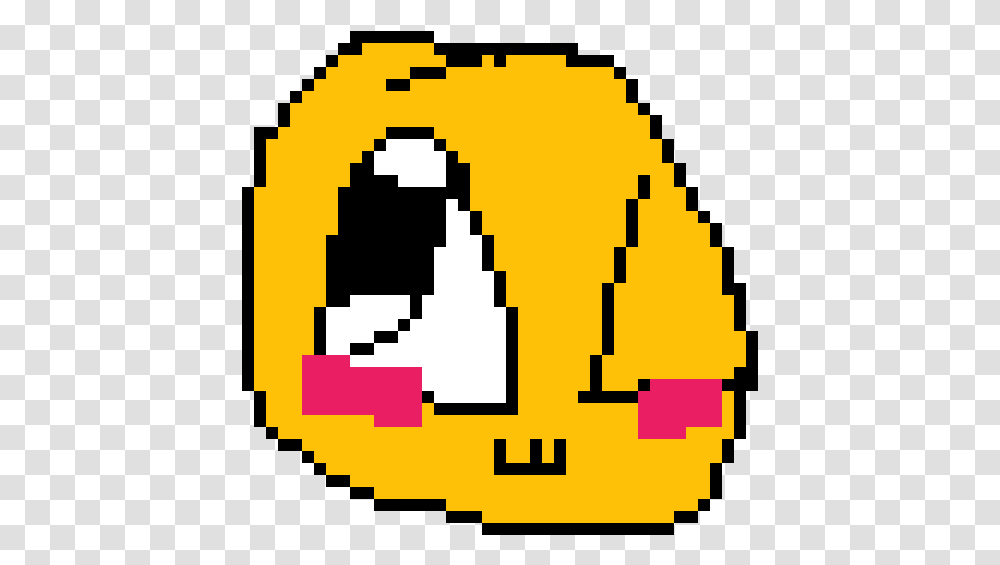 Download Cute Emoji Anime Pixel Art Minecraft, Food, Pac Man, Text, Sweets Transparent Png