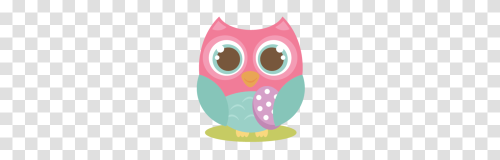 Download Cute Owl Clipart Owl Clip Art Owl Pink Bird Green, Rug, Rattle, Food, Purple Transparent Png