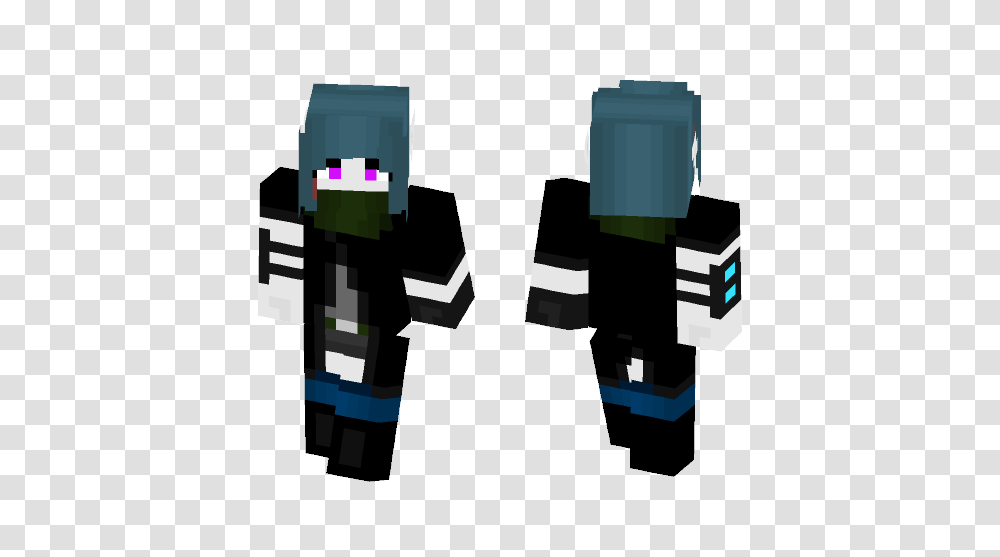 Download Cyberpunk Night Elf Minecraft Skin For Free, Toy, Long Sleeve Transparent Png
