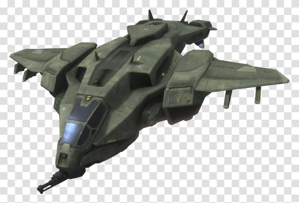 Download D 77 Pelican Master Chief Space Ship Full Size Halo Pelican, Gun, Weapon, Weaponry, Aircraft Transparent Png
