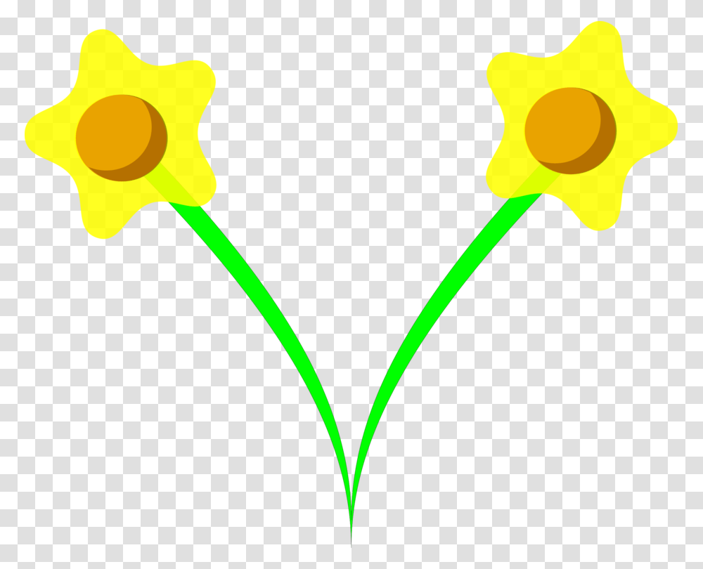 Download Daffodil Drawing Graphic Arts, Green, Plant, Tulip, Flower Transparent Png