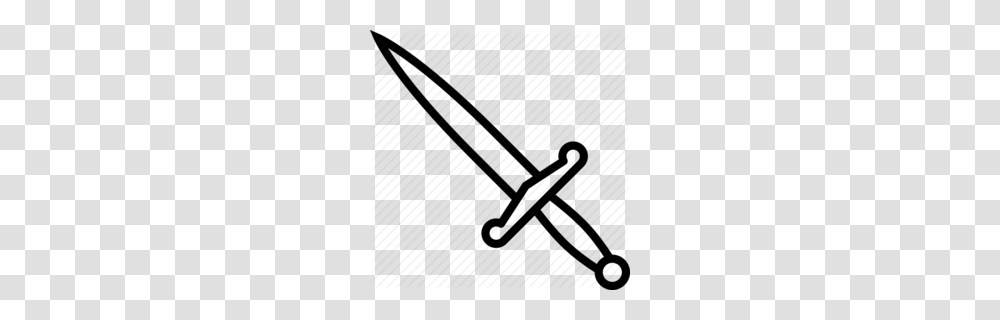 Download Dagger Line Art Clipart Knife Clip Art Knifedrawing, Tool, Clamp, Screw, Machine Transparent Png