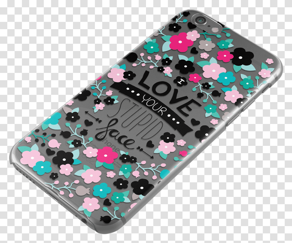 Download Dailyobjects Stupid Face Clear Case For Iphone 6 Iphone, Mousepad, Mat, Birthday Cake, Dessert Transparent Png