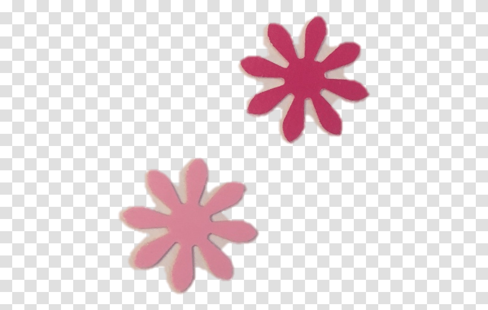 Download Dark Pink Pastel Black And White Snowflakes, Petal, Flower, Plant, Pollen Transparent Png