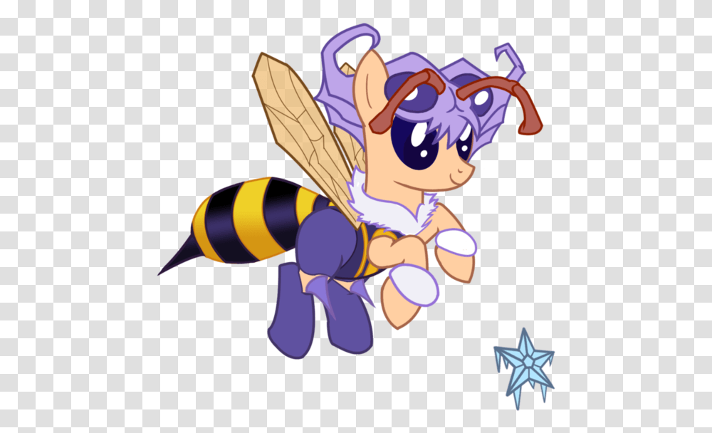 Download Darkstalkers Ponified Q Bee Queen Bee Safe Character, Wasp, Insect, Invertebrate, Animal Transparent Png