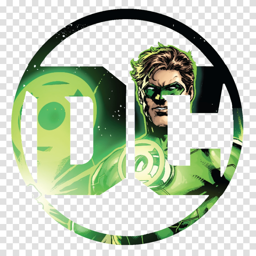 Download Dc Logo For Green Lantern By Green Lantern Logo, Number, Symbol, Text, Sunglasses Transparent Png