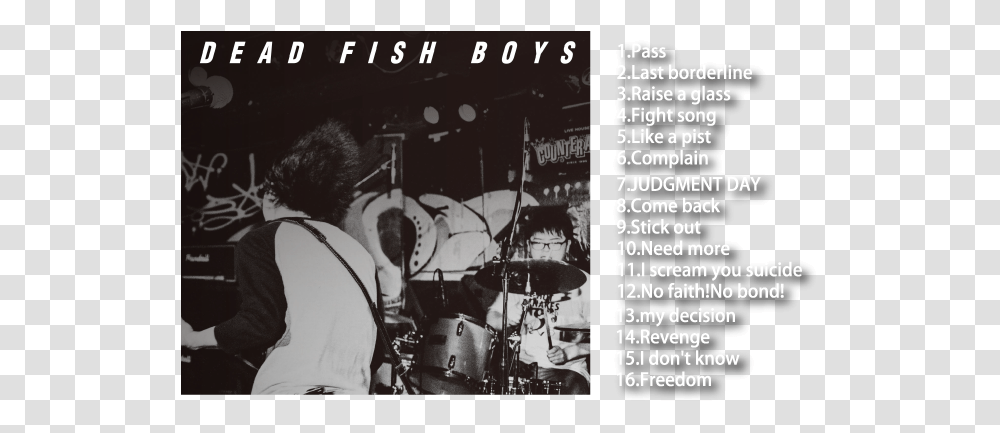 Download Dead Fish Boys New Album Return Of The Everlasting Drummer, Musician, Person, Musical Instrument, Human Transparent Png