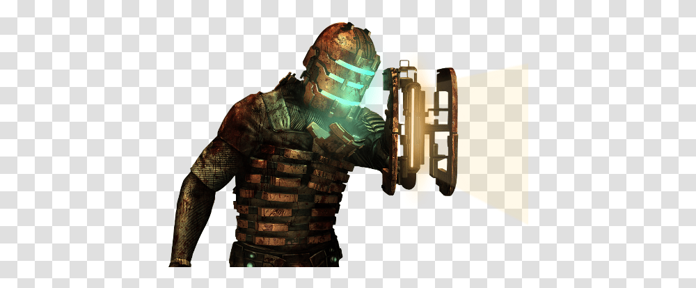 Download Dead Space Image Contact Beam Dead Space, Person, Human, Helmet, Clothing Transparent Png