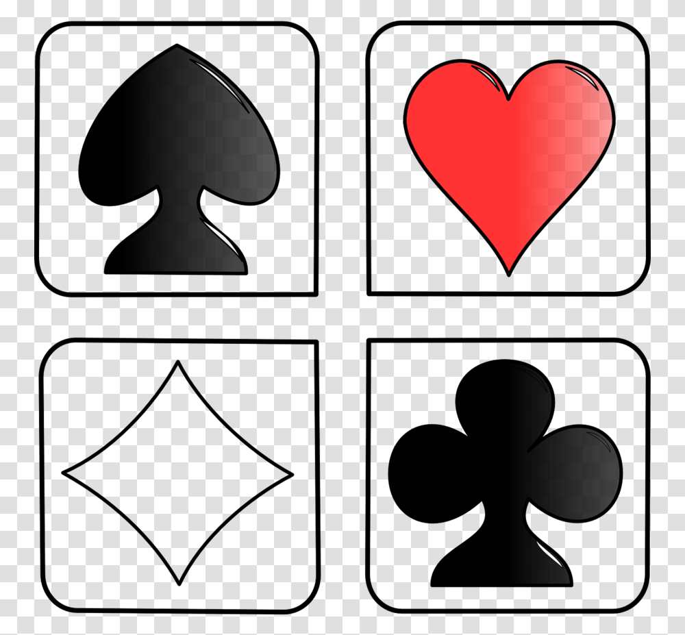 Download Deck Of Cards Clip Art Clipart Contract Bridge Playing, Heart, Alphabet Transparent Png