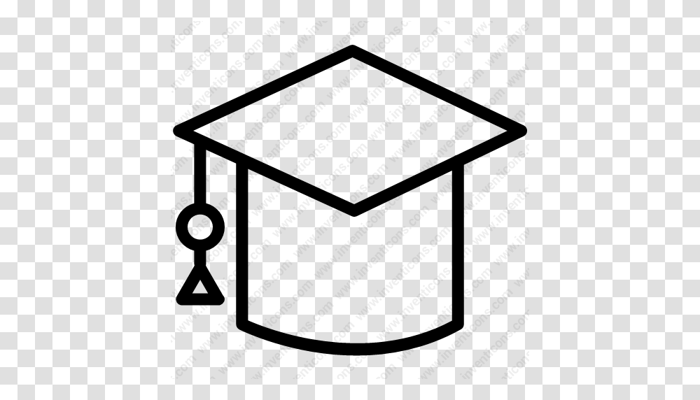 Download Degreecapgraduationhat Icon Inventicons, Gray, World Of Warcraft Transparent Png