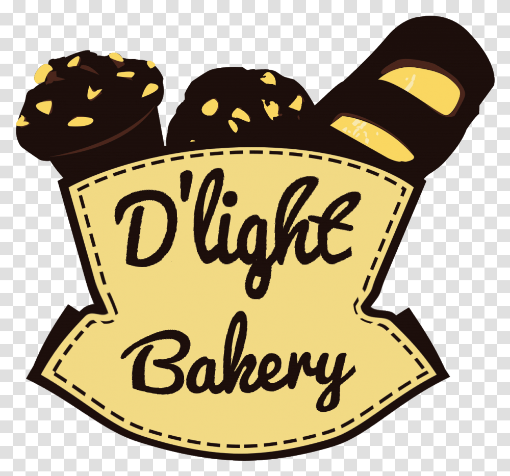 Download Delight Bakery Logo Bakery Logo, Text, Label, Food, Dessert Transparent Png