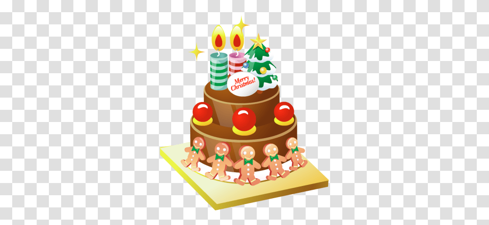 Download Deluxe Santa Hat Background Pink Christmas Cake Clip Art, Birthday Cake, Dessert, Food Transparent Png