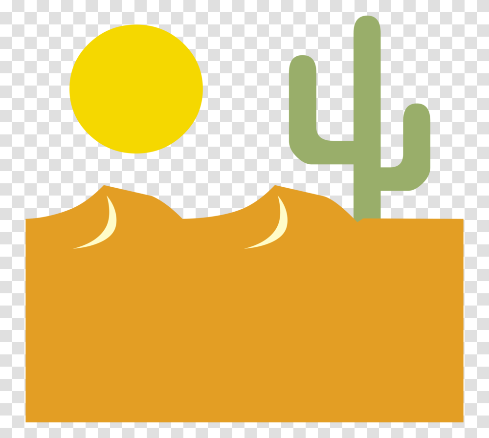 Download Desert Clipart Desert Clip Art Yellow Text Font, Logo, Trademark, Food Transparent Png