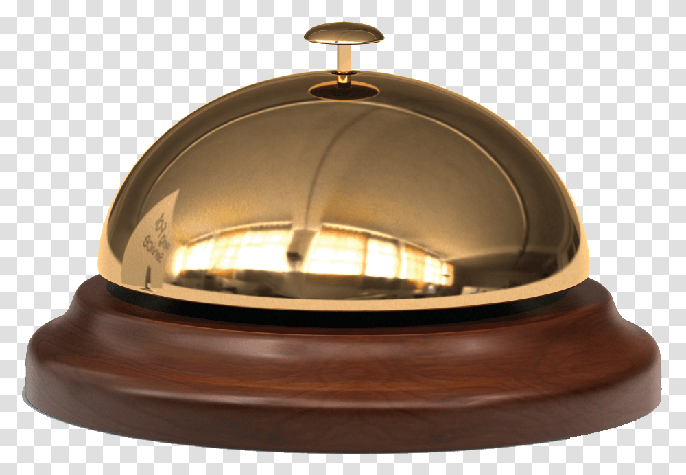 Download Desk Bell Desk Bell, Helmet, Apparel, Lighting Transparent Png