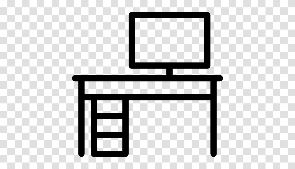 Download Desk Clipart Table Desk Clip Art Tabledeskfurniture, Computer, Electronics, Pc, Screen Transparent Png