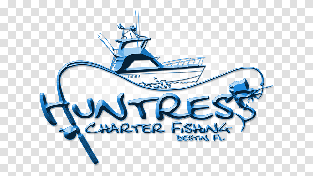 Download Destin Harbor Charter Boat The Fishing Boat Logo Ideas, Label, Text, Vehicle, Transportation Transparent Png