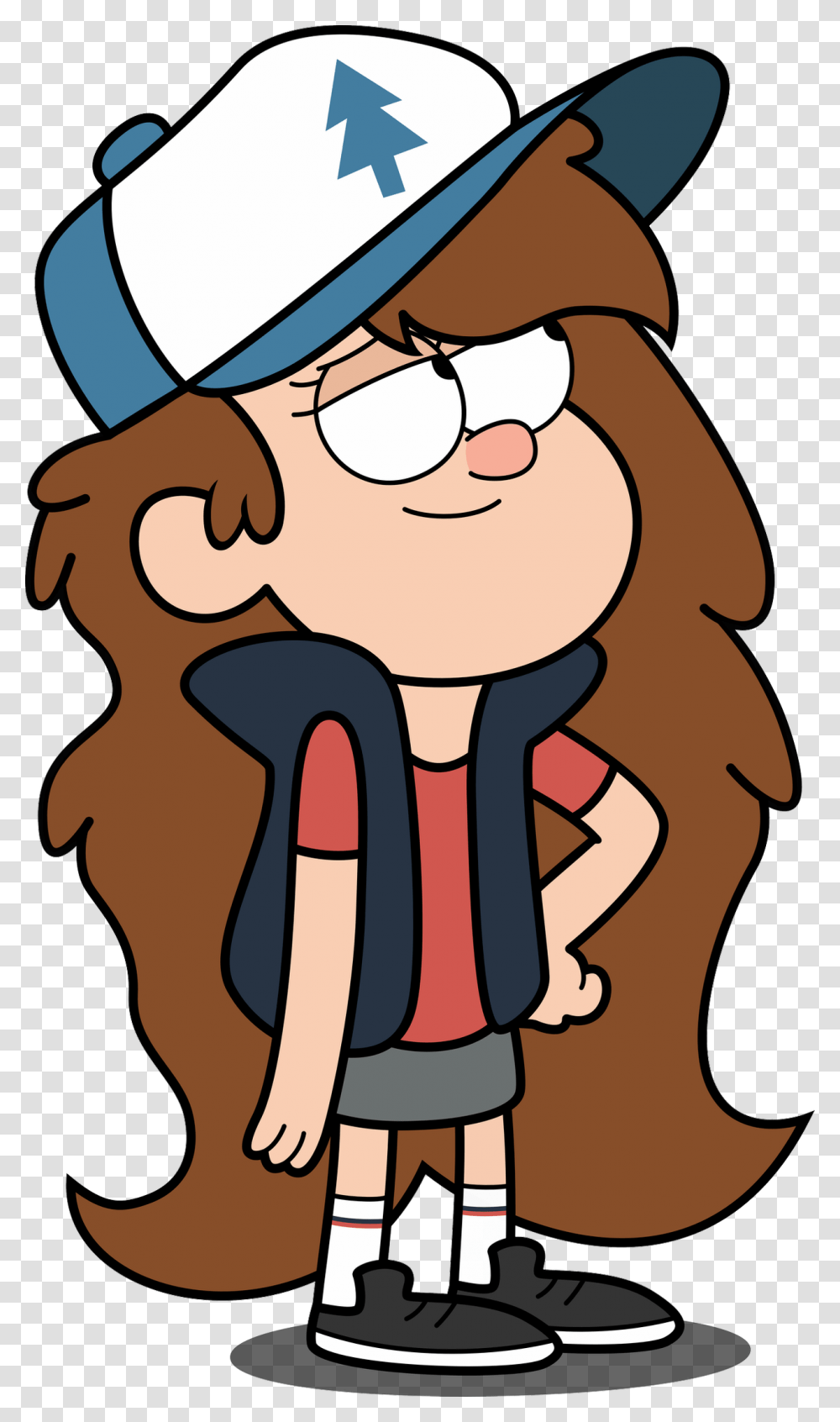 Download Dippie Pines R63 Dipper Dipper Pines Long Hair, Clothing, Apparel, Face, Sunglasses Transparent Png